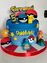 torta scenografica Pokémon 