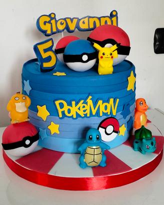 torta scenografica Pokémon 