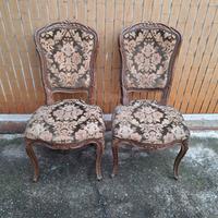 Coppia sedie d'epoca