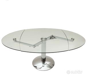 Tavolo Vetro Allungabile