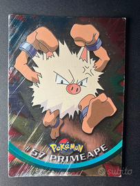 Carta Pokémon Topps #57 Primeape Italiana Holo