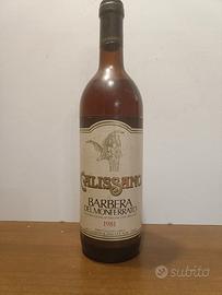 Barbera Monferrato Calissano 1981 - Collezione