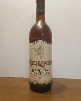 Barbera Monferrato Calissano 1981 - Collezione