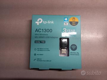 Adattatore USB wireless mini Tp-Link AC1300 T3U