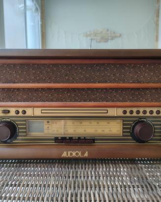 GIRADISCHI VINTAGE AUDIOLA RETRÒ DA SISTEMARE