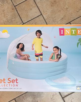 MAI USATA piscina gonfiabile intex con tetto rimov