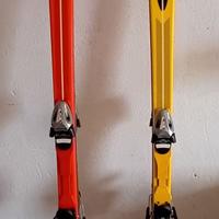 Coppia sci  Longoni con custodia Salomon e sca