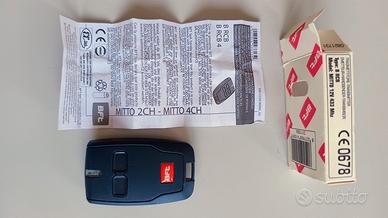 Telecomando nuovo originale BFT Mitto 2 canali