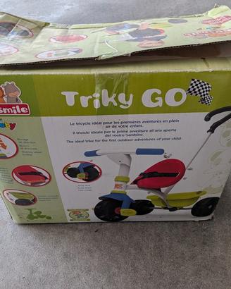 Triciclo Smoby Baby Smile Triky Go