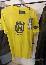 Husqvarna Replay Tee Yellow T-Shirt Taglie: S, L e