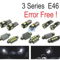 KIT 16 LAMPADE LED INTERNE BMW E46 SEDAN COUPE 328