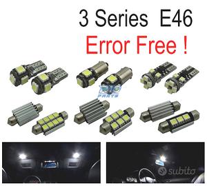 KIT 16 LAMPADE LED INTERNE BMW E46 SEDAN COUPE 328
