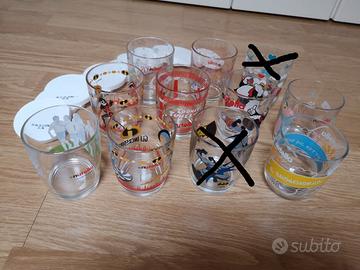 Nutella bicchieri vetro anni dal 2004 al 2014
