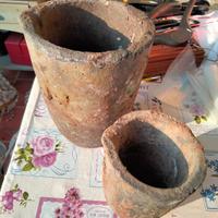 coppia antichi crogioli 