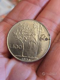 100 lire 1956