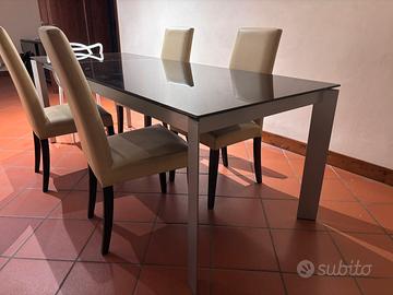 Tavolo Calliigaris vetro