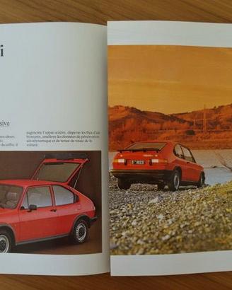 Alfa Romeo Alfasud & Alfasud Ti - depliant 1982