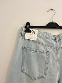 Jeans NUOVI donna Stradivarius D91 Low Wide - Tagl