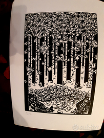 Serigrafia, autori vari, timbrato e firmati