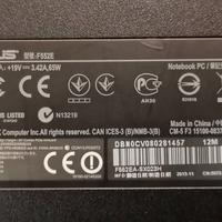 PC ASUS - F552E