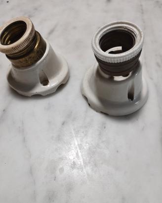 2 portalampade antichi da parete
