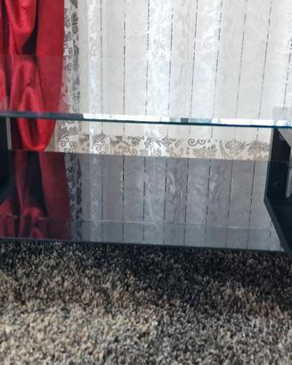 tavolo salotto con doppio vetro 