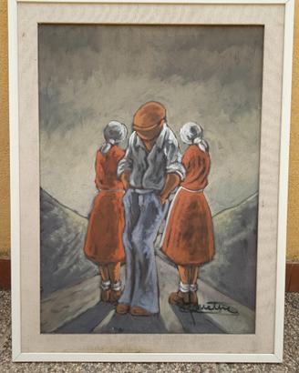 Olio su tela di Franco Matera, esemplare unico,