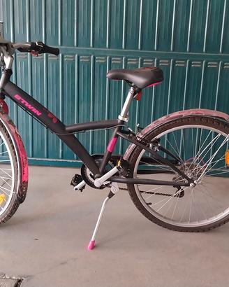 bicicletta da bimba B'Twin Poply500 da 24 pollici 