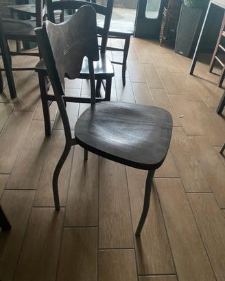 Sedie legno e metallo