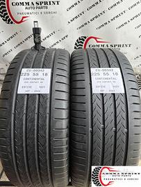2 PNEUMATICI 225/55 R18 CONTINENTAL ESTIVE 75%