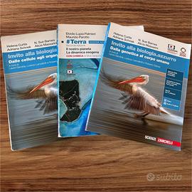 3 libri usati biologia azzurro
