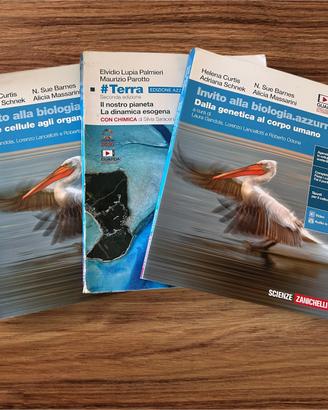 3 libri usati biologia azzurro