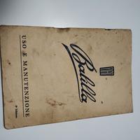 libretto uso e manutenzione fiat balilla 