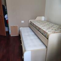 Letto a castello estraibile 