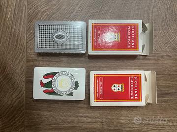 Carte da gioco siciliane vecchia produzione