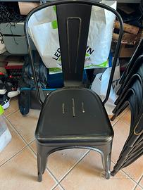 Set 6 sedie industrial nuove