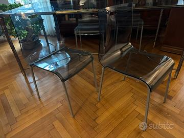 4 Sedie Bontempi metacrilato