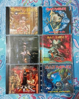 cd Iron Maiden etichetta EMI