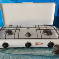 fornello con tubo gas erogatore cucina  bombola