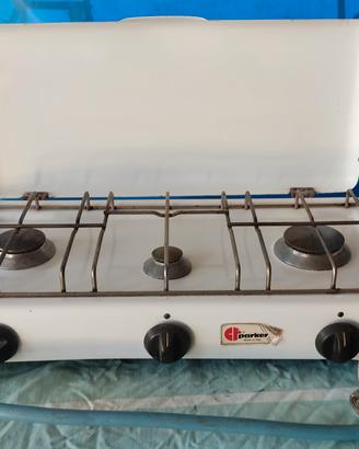 fornello con tubo gas erogatore cucina  bombola