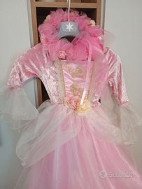 Costume carnevale bambina da Princ. 5/6 anni