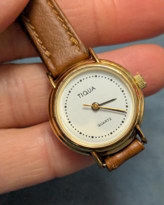 orologio vintage donna dorato 