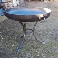 Braciere in ferro rustico