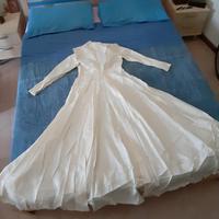 Abito Da Sposa In Seta Anni 50 Vintage