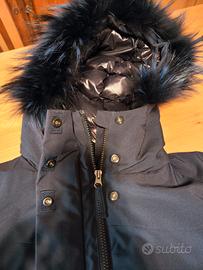 Giubbotto blu invernale donna taglia L