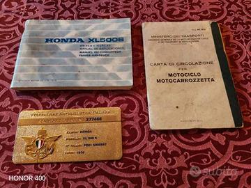 HONDA XL500S