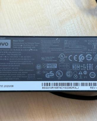 Alimentatore originale Lenovo usb-c 65W