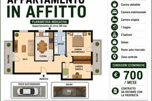 Ponte Nossa con due camere e posto auto privato