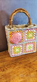 Borsa all'uncinetto 
