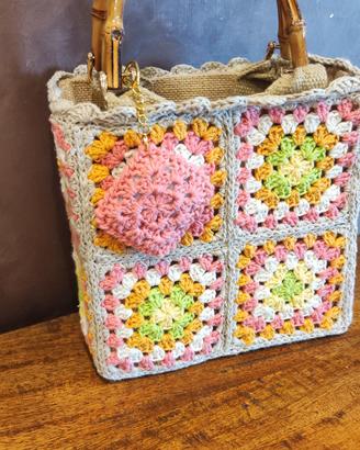 Borsa all'uncinetto 